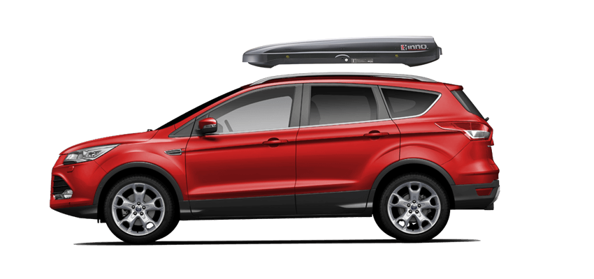Roof Rack CRV135 Compatible with Ford Kuga from 2013 5 Door VDPMAA320 Roof Box 320 Litres Lockable Black Matt