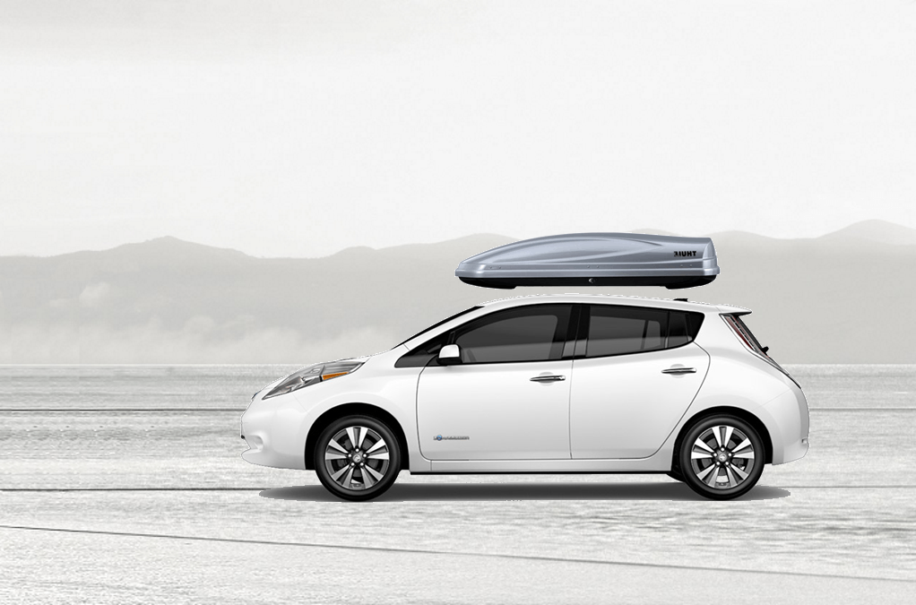 Nissan leaf online roof box