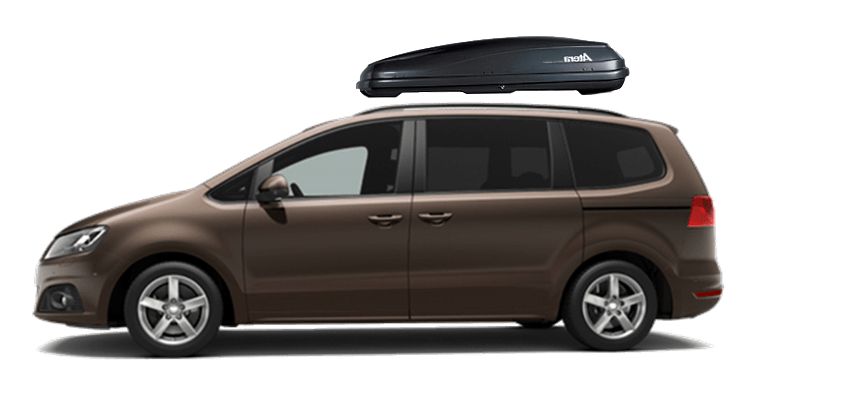 Seat alhambra on sale roof box